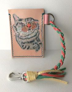 A card case with my cat