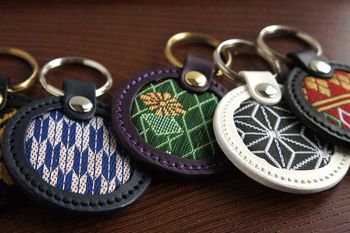 Japanese Pattern Inlay Keychain Kit